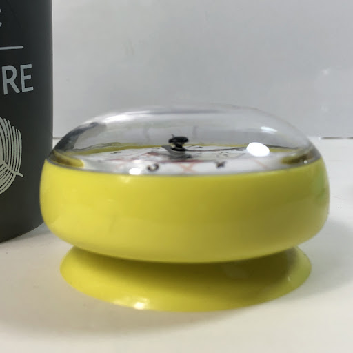 Title 7, Mini suction cup bathroom clock, anti-fog and w...