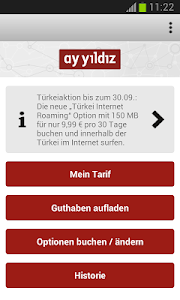 Ay Yildiz Prepaid Check Charge And Manage Credit Options Android Communication Apps