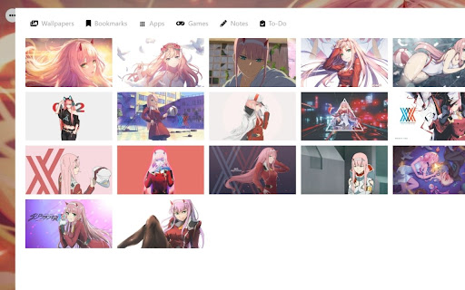 Zero Two Wallpaper New tab Theme [Install]