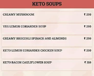 Keto Cop menu 2