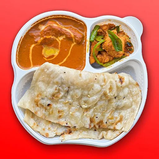 Butter Naan (2 Nos) + Butter Chicken + Chilli Chicken