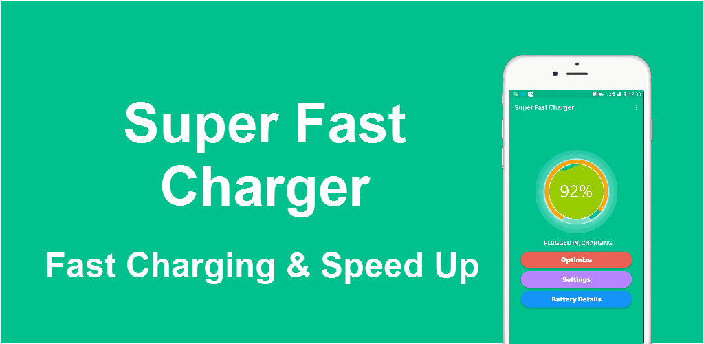 Add fast. Fast charge logo.