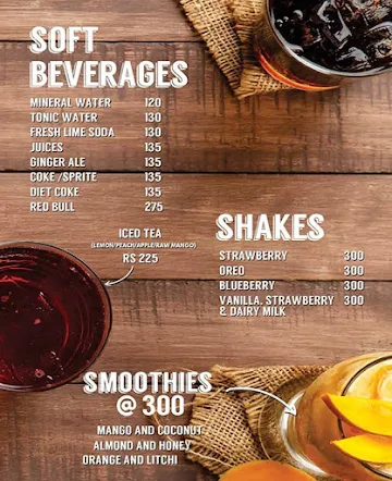 Lord Of The Drinks menu 