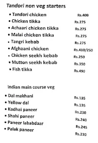 Bhhukhara Restaurant menu 4