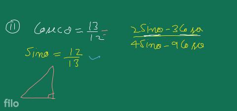 LEVEL-11. If cosθ=54 , find all other trigonometric ratios of angle θ2...