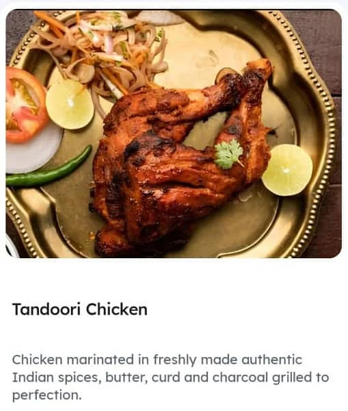 Chicken Tandoori