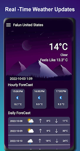 Screenshot Live Weather Forecast & Radar