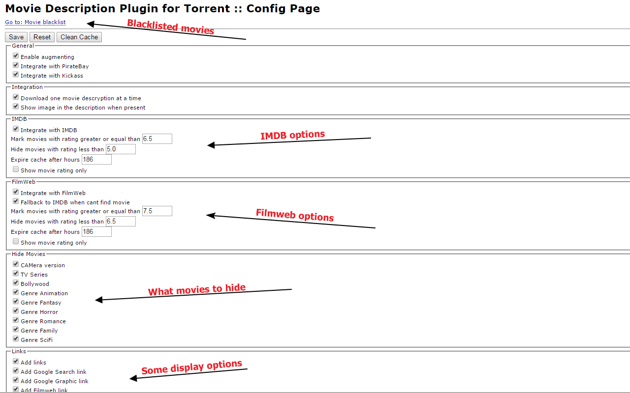 Movie Description Plugin for Torrent Preview image 1