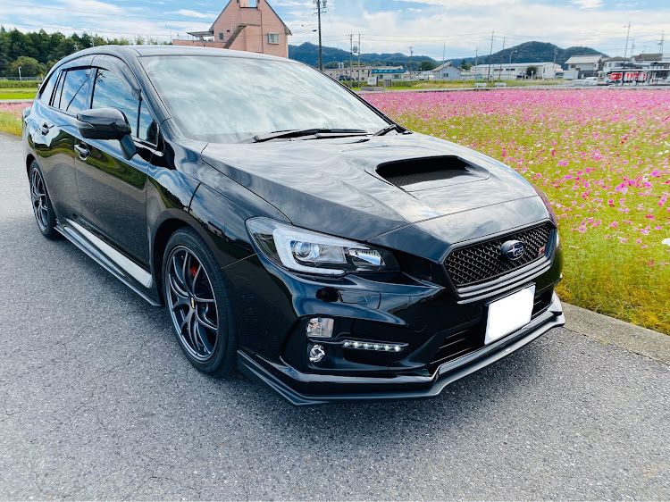 レヴォーグのコスモス・右斜め前写真展に関するカスタム事例の投稿画像1枚目