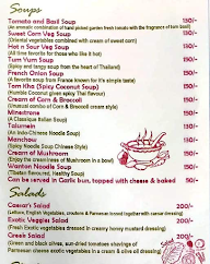 Icing On The Cake menu 1