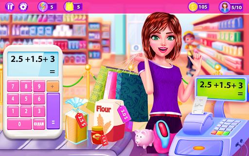 Screenshot Girl Cashier -Grocery Shopping