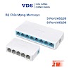 Bộ Chia Mạng 5/ 8 Cổng Switch 5/ 8 Port 10/100Mbps Chia Tín Hiệu Lan Mercusys Ms105 Ms108 - Hàng Chính Hãng