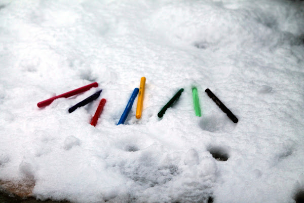 colori immersi nella neve di Vera