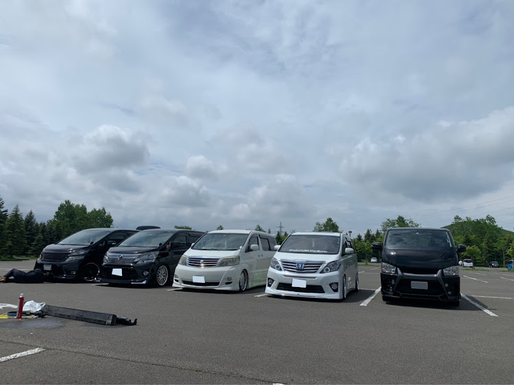 アルファードの車高短組合 AL.VELL軍団・車高調交換に関するカスタム事例の投稿画像1枚目