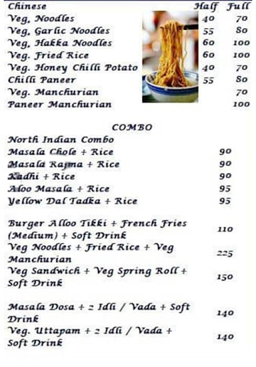 Jagannathshree Rasoi menu 