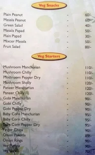 Neela Bar Restaurant, Gowdana Palya menu 3