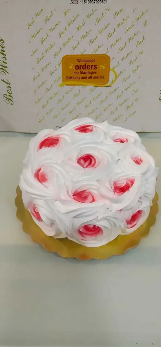 White Rose Cake [500 Grams]