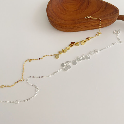 Title 5, Simple Wafer Tassel Bracelet for Niche Women, a...