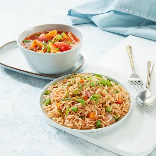 Fried Rice With Chilly Paneer