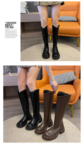 Title 6, Womens High Stretch Below the Knee Knight Boot...