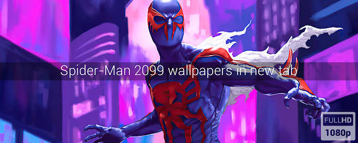 Spider-Man 2099 Marvel Wallpapers New Tab marquee promo image