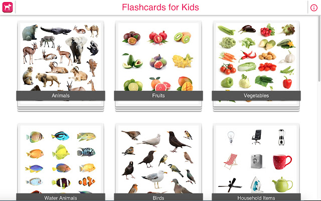 Flashcards for Kids chrome extension