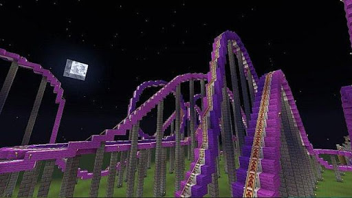 Roller coaster map Minecraft