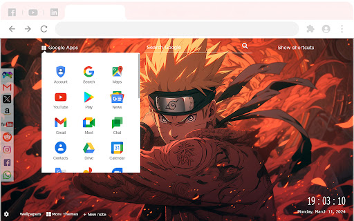 Naruto Uzumaki New Tab 2024