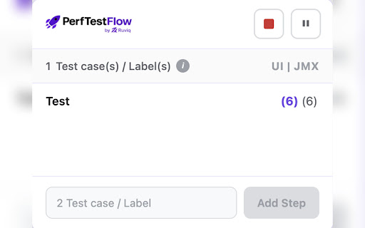PerfTestFlow Recorder screenshot 2