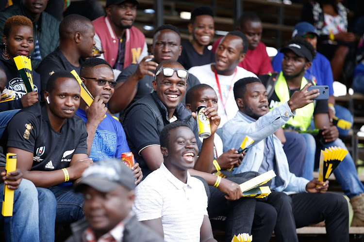 Fans cheer their best teams