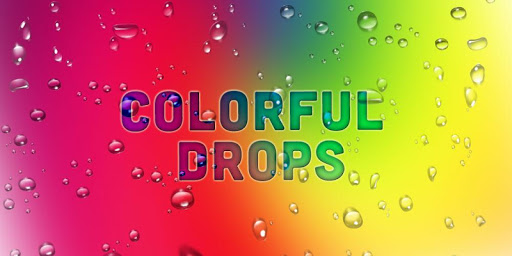 Colorful Drops Theme