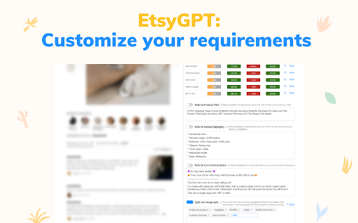 GPT for Ecom: Product Listing optimizer