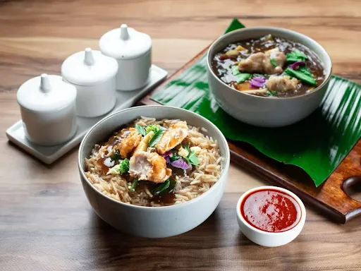 Fish Oriental Pot Rice