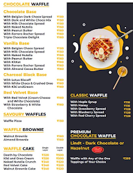 The Waffle Bar menu 1