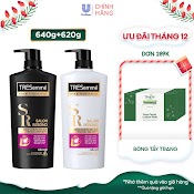 Combo Gội 640G, Xả 620G Tresemme Salon Rebond Cho Tóc Hư Tổn Do Tạo Kiểu Công Nghệ Tái Kết Nối Giúp Ngăn Gãy Rụng Tóc