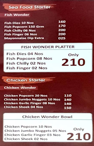 Pizza Wonder menu 3
