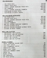 Buddhu Bar menu 1