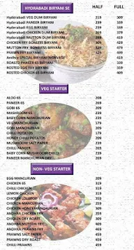 Biryani Villa menu 1