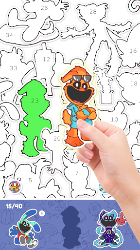 Screenshot Sticker By Number: Puzzle Game