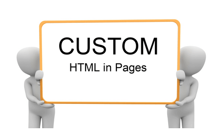 Custom HTML in Pages small promo image