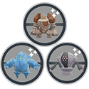 Image of Regirock, Regice, and Registeel - Shiny Icon On