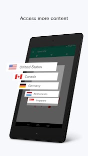 Opera VPN - gratis, unbegrenzt Screenshot