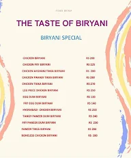 Taste Of Biryani menu 1