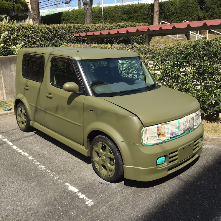 キューブのキューブ・Z11・YZ11・全塗装・3度塗りに関するカスタム事例の投稿画像2枚目