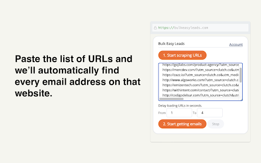 Scrape Emails & Map Extractor - BulkEasyLeads