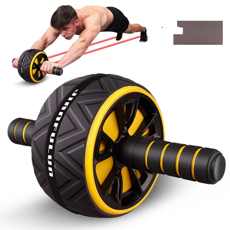 Geluidsarme Buikspiertrainer Fitnessapparaat Wiel voor Buikspieroefeningen Gewichtsverlies voor Mannen en Vrouwen