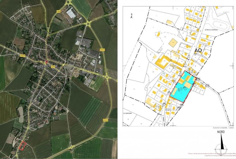  Vente Terrain à bâtir - 478m² à Neuilly-en-Thelle (60530) 