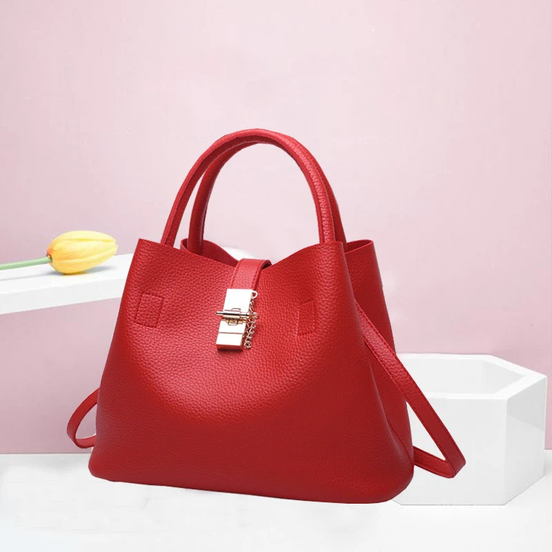 PU Bucket Bag All-match Fashion Single-shoulder Diagonal Bag Stylish and Versatile Everyday Bag Perfect for Daily Use Sp