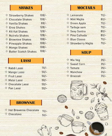 Berojgar Cafe menu 