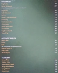 The Raj menu 6